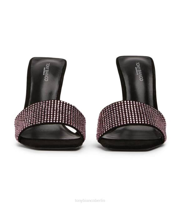 Stöckelschuhe| de Tony Bianco Frauen Naomi Heels Kristallrosa/schwarzes Wildleder 4624143